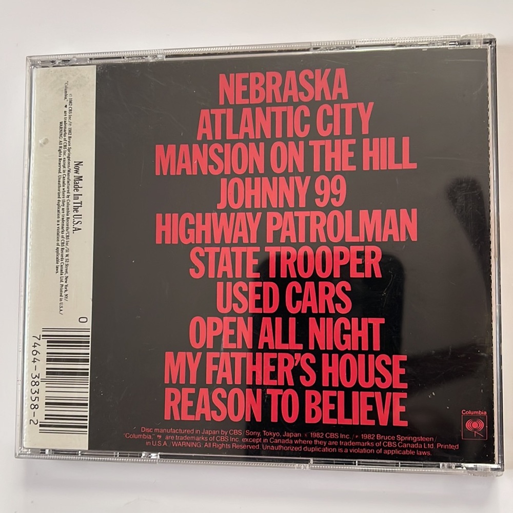 Nebraska by Bruce Springsteen - Picture 3 of 5